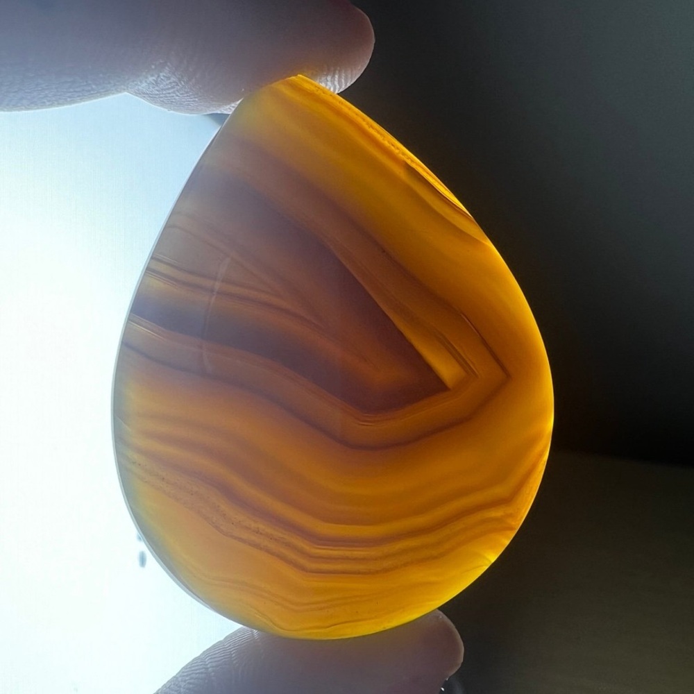 Teardrop Agate Pendant